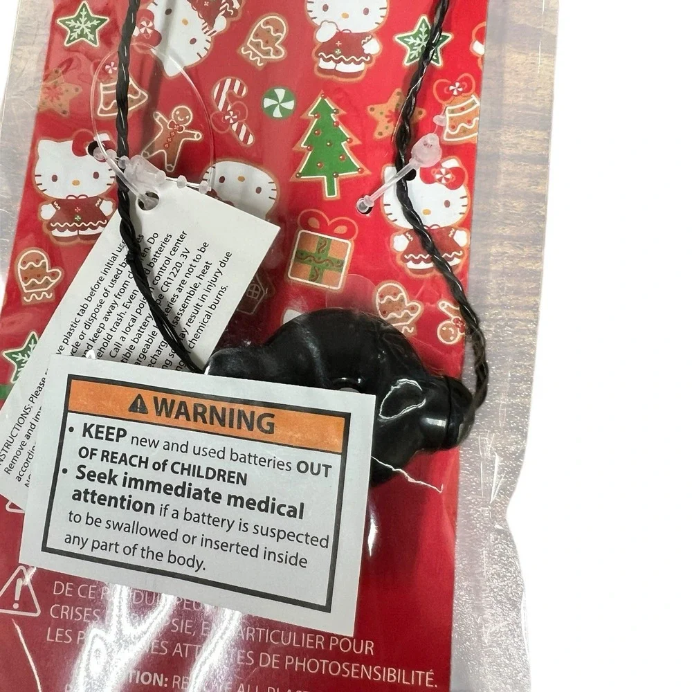 Hello Kitty Christmas Light Up Necklace‎ Gingerbread Holiday